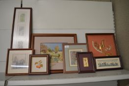 Small Framed Tapestries and Embroideries