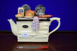 White Aga Novelty Teapot