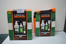 2x Loreal Men Expert Toiletry Rescue Sets