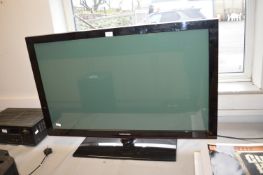 Samsung 42” Plasma TV (no cables or remote, untested)
