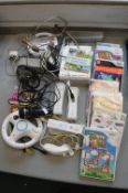 Wii Console with Fit Games and Accessories