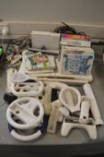 Wii Console with Wii Fit Board, Games, and Accessories