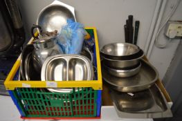 Stainless Steel Kitchenware, Bowls, Serving Dishes, etc.