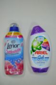 Ariel and Lenor Wash Gel and Fabric Conditioner