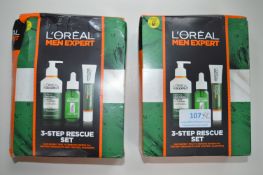2x Loreal Men Expert Toiletry Rescue Sets