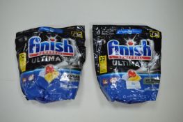 2x Finish Ultima Powerball Dish Washer Tablets
