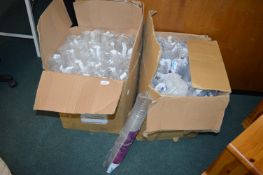 2x Boxes of Disposable Plastic Drinking Cups