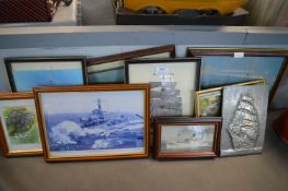 Framed Shipping Photographs and Prints