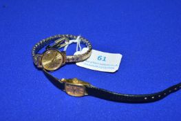 Pair of Lady’s Wristwatches (marked Omega and Longines)