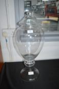 Large Glass Apothecary Jar