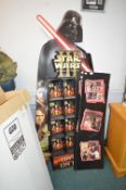 Star Wars Revenge of the Sith Darth Vader Cutout, DVD Display Point of Sale Unit, and Friends