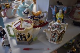 4x Assorted Novelty Teapots