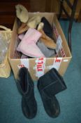 Quantity of Lady’s Boots in Various Sizes and Styles (preworn)
