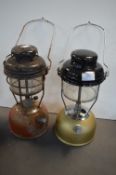 2x Vintage Tilley Lamps