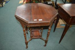 Edwardian Octagonal Occasional Table