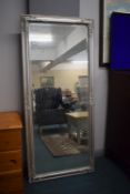 Large Floor Standing Silver Frames Mirror