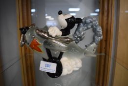 Limited Edition Disney Aviator Mickey Novelty Teapot No. 582 of 5000