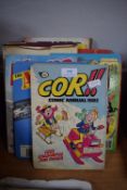 Quantity of Comic Annuals Including the A-Team, Beano, Cor, etc.