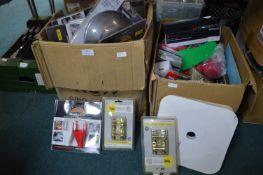 Mixed Lot of Trading Goods, Door Furniture, Latex Gloves, etc.