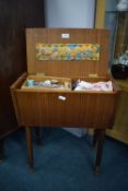 Vintage Sewing Box and Contents
