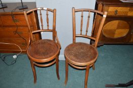 Pair of Bentwood Chairs