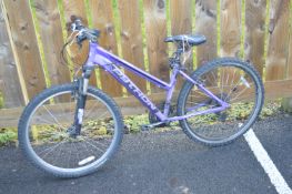 Rock Python Purple Mountain Bike - 16” Frame