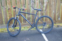 Carrera Black Mountain Bike - 20” Frame