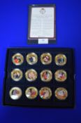 West Minster Royal Wedding 12pc Commemorative Coin Set