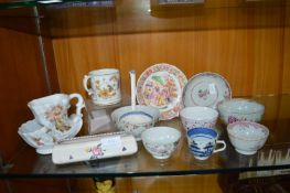 Vintage Pottery Including Chinese Tea Bowls