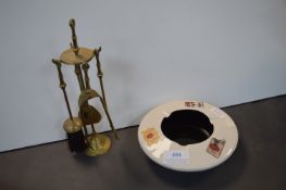 Vintage Japanese Pub Advertising Ashtray and a Vintage Companion Set