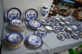 Booth’s Old Willow Pattern Dinner Service 90+pcs
