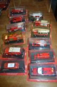 12x Del Prado Diecast Model Fire Engines