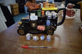 Ringtons Delivery Van Novelty Teapot (some items are loose)