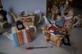 4x Assorted Novelty Teapots