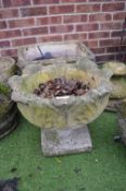Concrete Garden Planter and Plinth