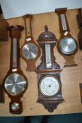 4x Vintage Barometers (some AF)