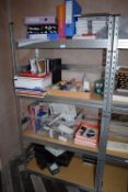 *Adjustable Light Duty Boltless Shelving Unit in Galvanised Steel with MDF Panels 90x45cm x 180cm