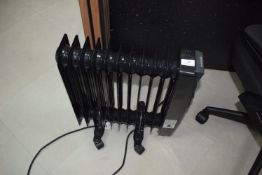 *Black Oil Filled Electric Radiator