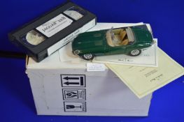 1961 E Type Jaguar Diecast Model by Danbury Mint with Certification