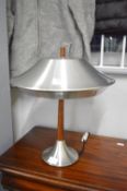 Brushed Aluminium Table Lamp