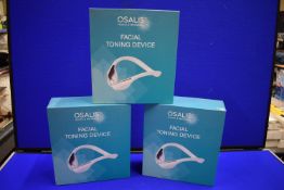 3x Osalis Facial Toning Devices