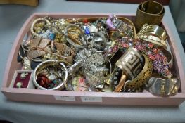 Tray of Costume Jewellery