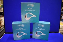 3x Osalis Facial Toning Devices
