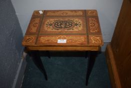 Musical Lift Top Side Table