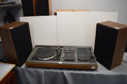 Fidelity Music Centre with Pair of Sanyo Audio Speakers