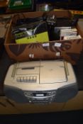 Assorted Electricals Including Sony Portable CD Player etc.