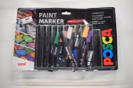 *Water Based Paint Marker Set damaged packaging)