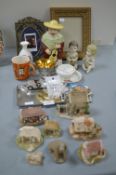 Decorative Items Including Lilliput Lane Cottages, Piano Babies, etc.