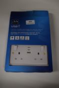 *Master Plug USB Double 13a Socket