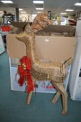 *Christmas 3pc Reindeer Family (76” max height)